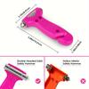Car Mounted Safety Hammer, Window Breaking Self Driving Emergency Tool, Cutting Knife, 2-in-1 Solid Fire Escape Safety Hammer