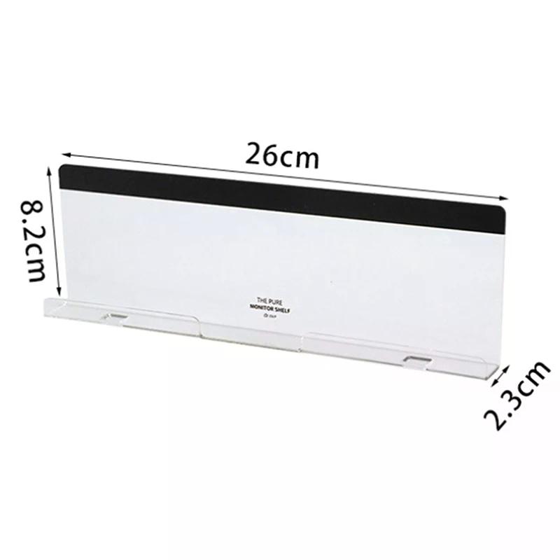 1 Acrylic Monitor Message Memo Board  Office Memo Note Whiteboard Mobile Phone Storage Rack Business Card Holder