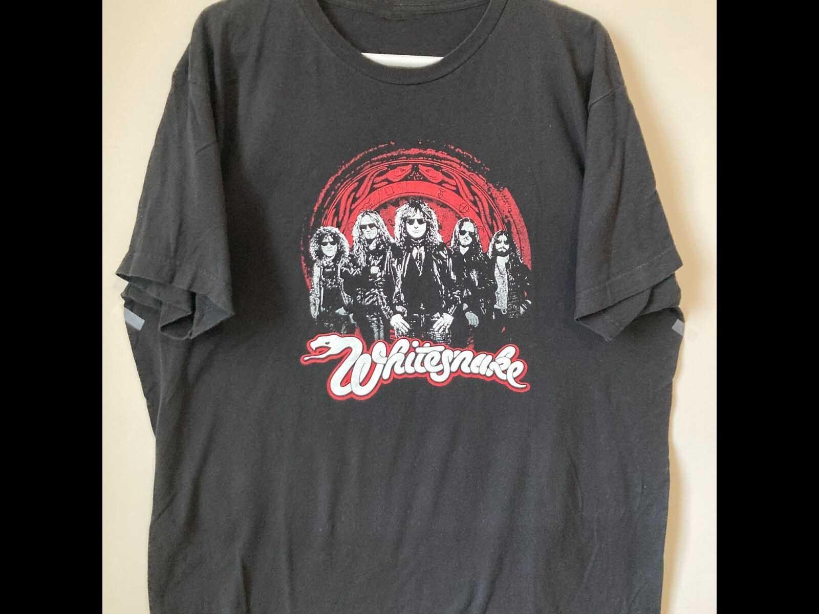 Whitesnake Band Bundle Tour Shirt Classic Black Unisex S-5XL 1R236 S