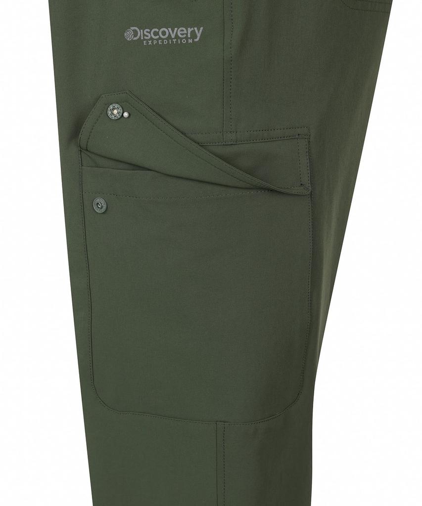 DISCOVERY EXPEDITION Men'S Prevona Woven Training Loose Tapered Cargo Pants (D/Khaki)