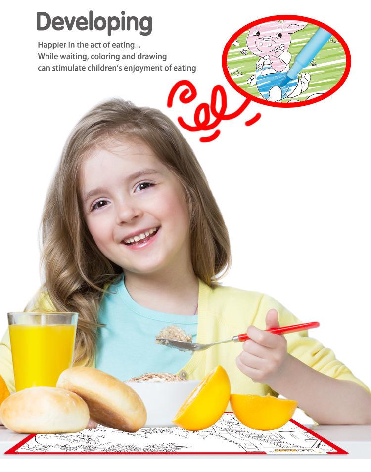 Keybaby Sihirli Su Çizim Kitabı: Çocuklar İçin Anında Ortaya Çıkan Renk Değiştiren Eğitici Kitap