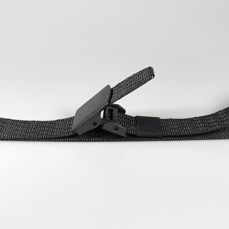 Men's Tactical Nylon Belt, Mesh Pattern, Non-Metal Jacquard, Outdoor Waist Belt In Stock