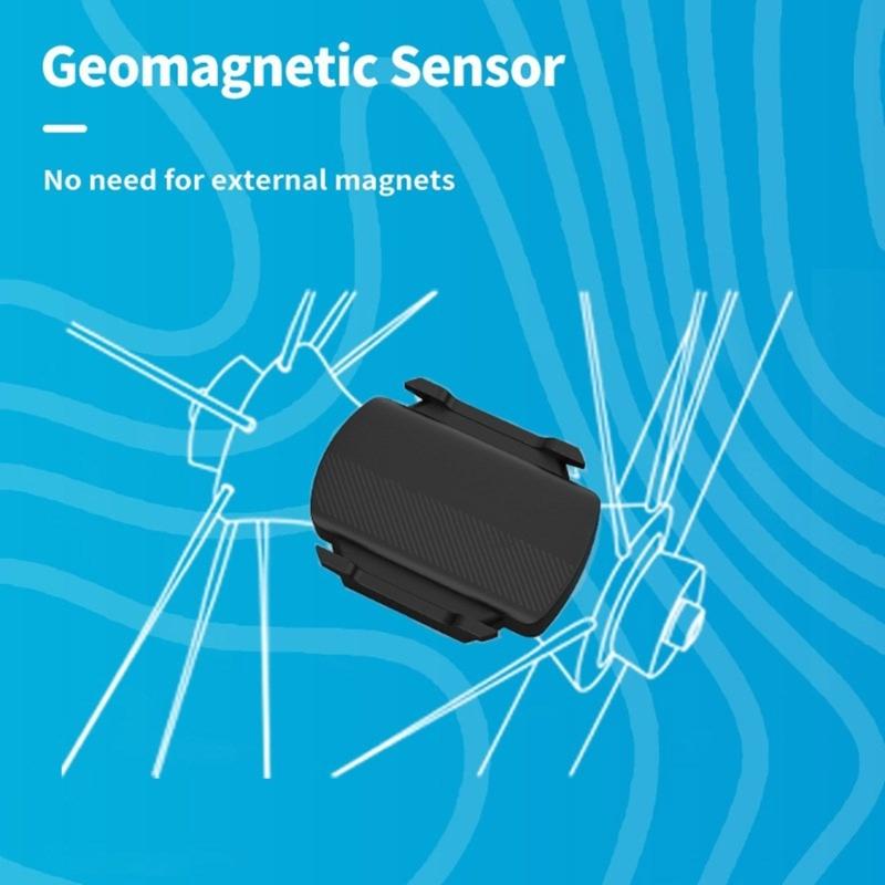 Quickly Install Bike Speed Cadences Sensors Waterproofed For Cycling Computers Training Data Monitoring