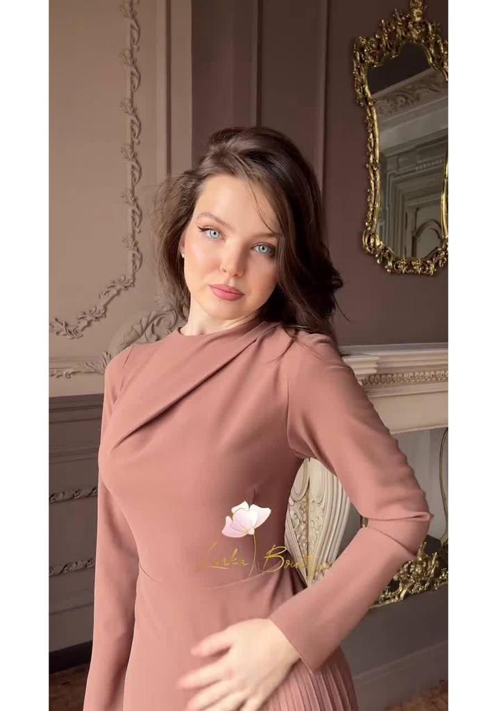 2025 Spring Luxurious Slimming Long Sleeve Dress for Women
