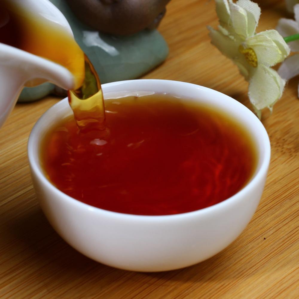 Brique de Thé Oolong Da Hong Pao 100g Thé Détox Naturel aux Herbes