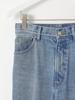 United Arrows Green Label Relaxing EMMEL REFINES EM Center Press Straight Denim 66146990863 XS Pants, 7110, LT.BLUE (71),