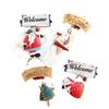 Festive Christmas Scene Decor Resin Hanging Tags Holiday Gift Accessories Tree
