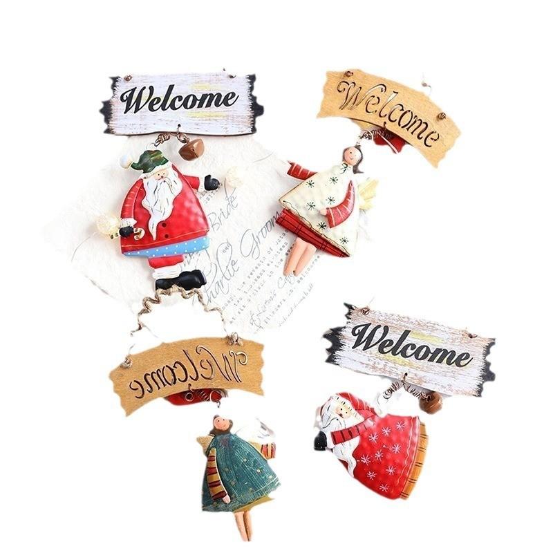 Festive Christmas Scene Decor Resin Hanging Tags Holiday Gift Accessories Tree