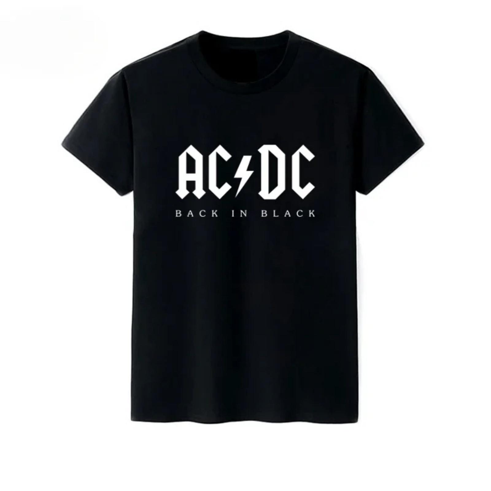

2025 New Rock T-shirt Men ACDC AC Band Highway Rock Metal Punk Men s Clothing Printed Men s and Women s Short Sleeve T-shirt XXXXXL різнокольоровий