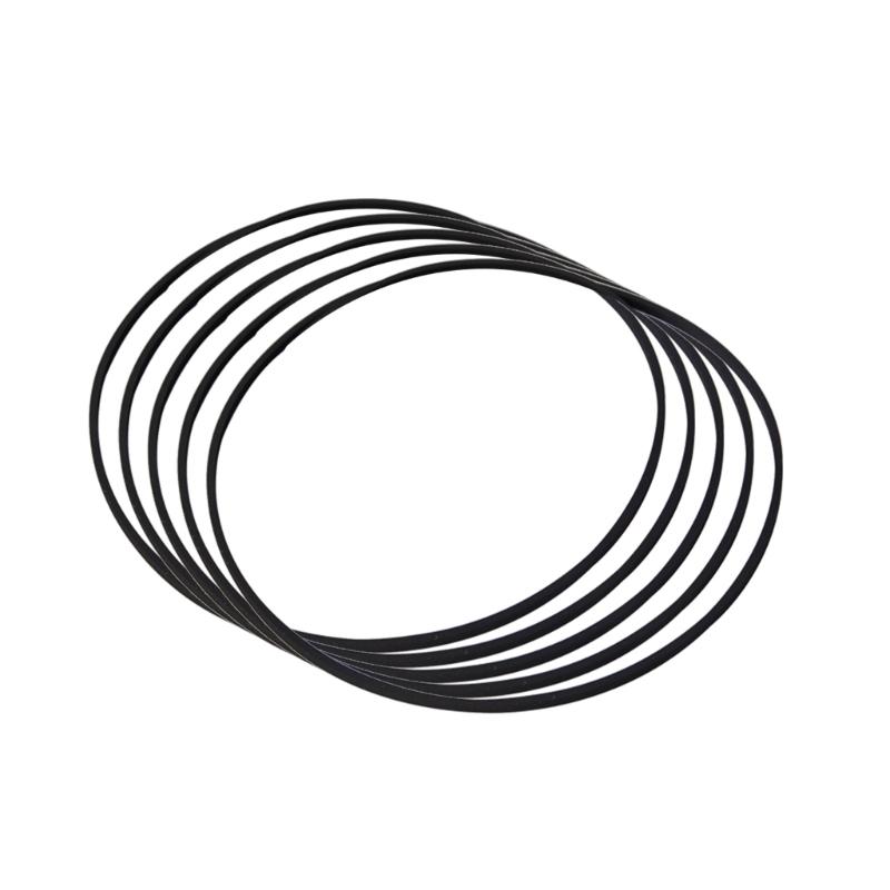 5PCS Universal 50-145mm Cassette Tape Machine Ruber Belt 1.5mm Width Common Belt for Recorders  DVDs Drives
