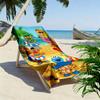 Sesame-Street Print Beach Towel, Large Soft Quick Dry Towel for Beach Camping Swimming