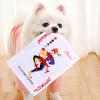 Big King Fried Dog Toys Simulation Cat Newspaper Ringing Paper Playing Cards QK Pet Sound Dog Supplies Cat
