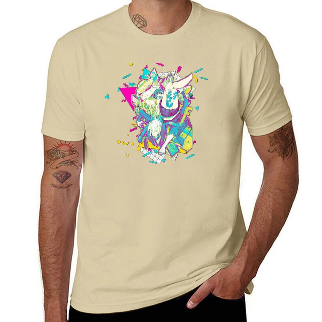 MomoOkarun  Dandadan 90s graphic design Tshirt aesthetic clothes blacks tops men clothings