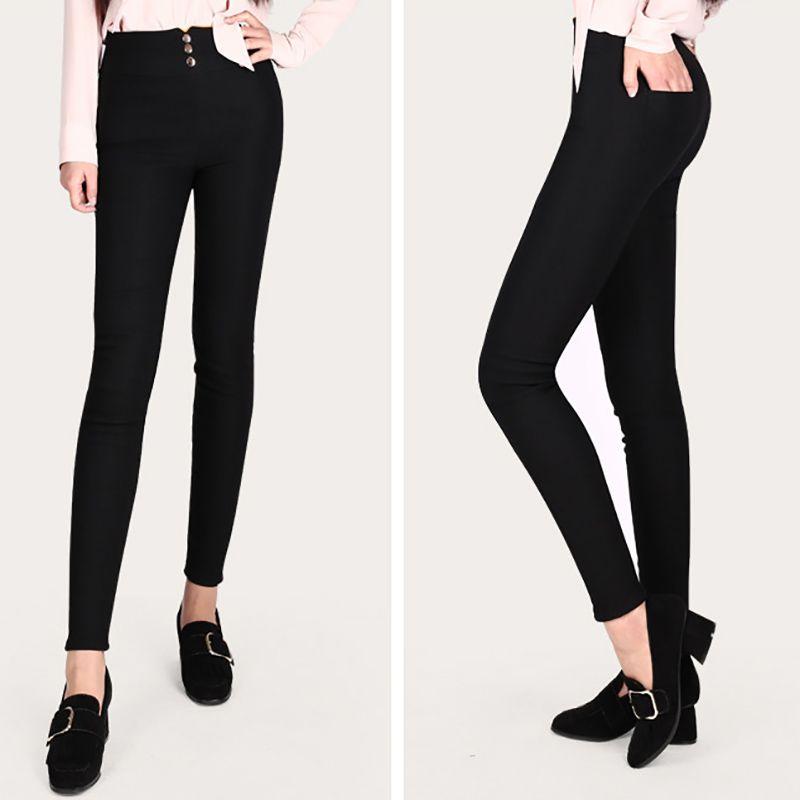 Womens Winter Warm Thick Trousers Faux Fleece Thermal Stretchy Leggings Pants