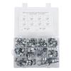 84pcs Galvanized Hose Clip Mini Fuel Line Clamp Diesel Petrol Pipe Clamps