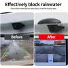 Car Rearview Camera Rain Shield Heavy-Duty ABS Waterproof Windproof Cover with Wide Base Design Compatible with SUV Sedan Truck