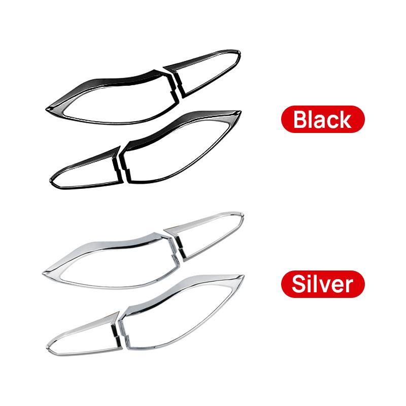 For Toyota Corolla Cross XG10    2024 2025 ABS Car Taillight Lamp Decoration Frame Cover Rear Light Trim Stickers