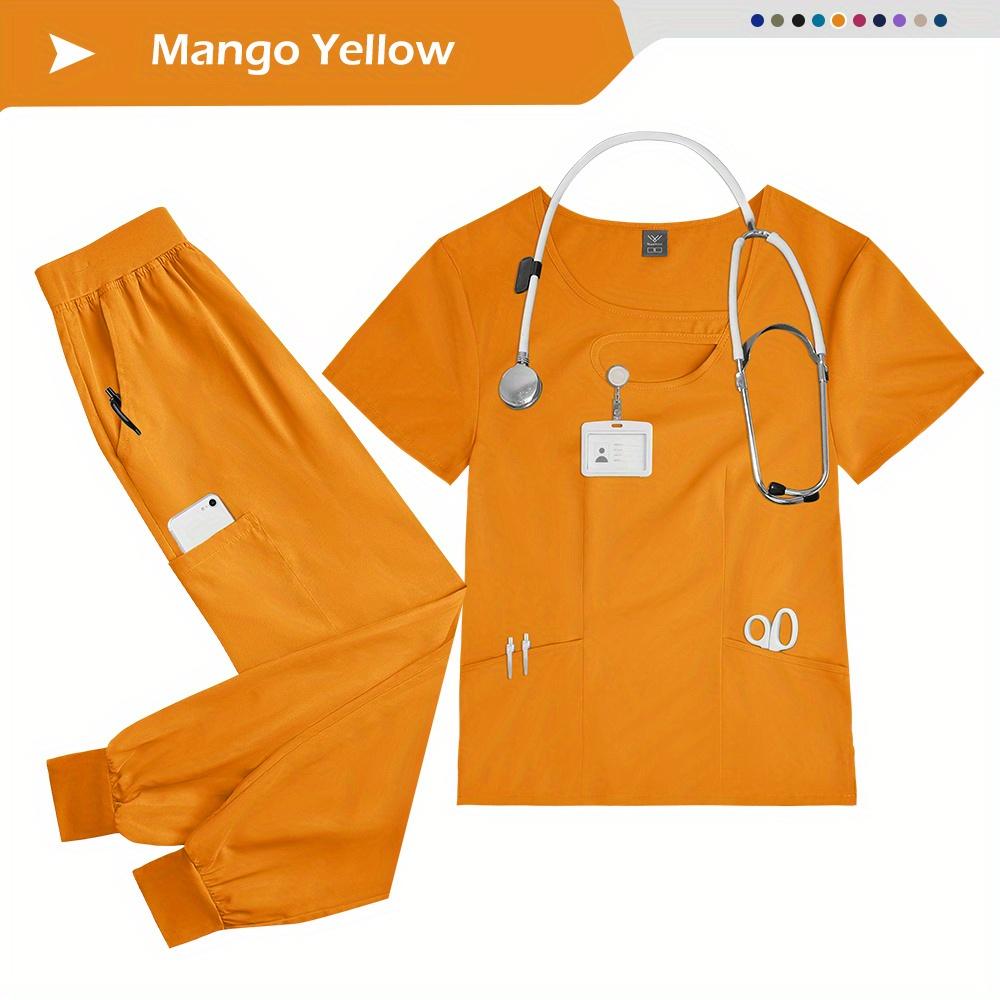 Wholesale SPA Uniform Doctor Nurse Scrub Nursing Uniform Women Jogger Nursing Scrubs Uniforms Set Multi Colored Workwear