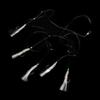 Soft Silicone Head  Carbon Steel  Portable Tied Up Glow Fish Lure Soft Bait  String Hook Long Tail