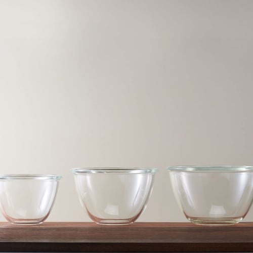 HARIO Heat-resistant Glass Bowl Transparent Made in Japan MXP-3704 Set of 3