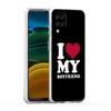 Cute I Love My Girlfriend Boyfriend Case For Samsung A13 A33 A35 A55 A73 A53 A23 A51 A71 A21S A31 A41 A05s A03S A15 A25 5G Cover