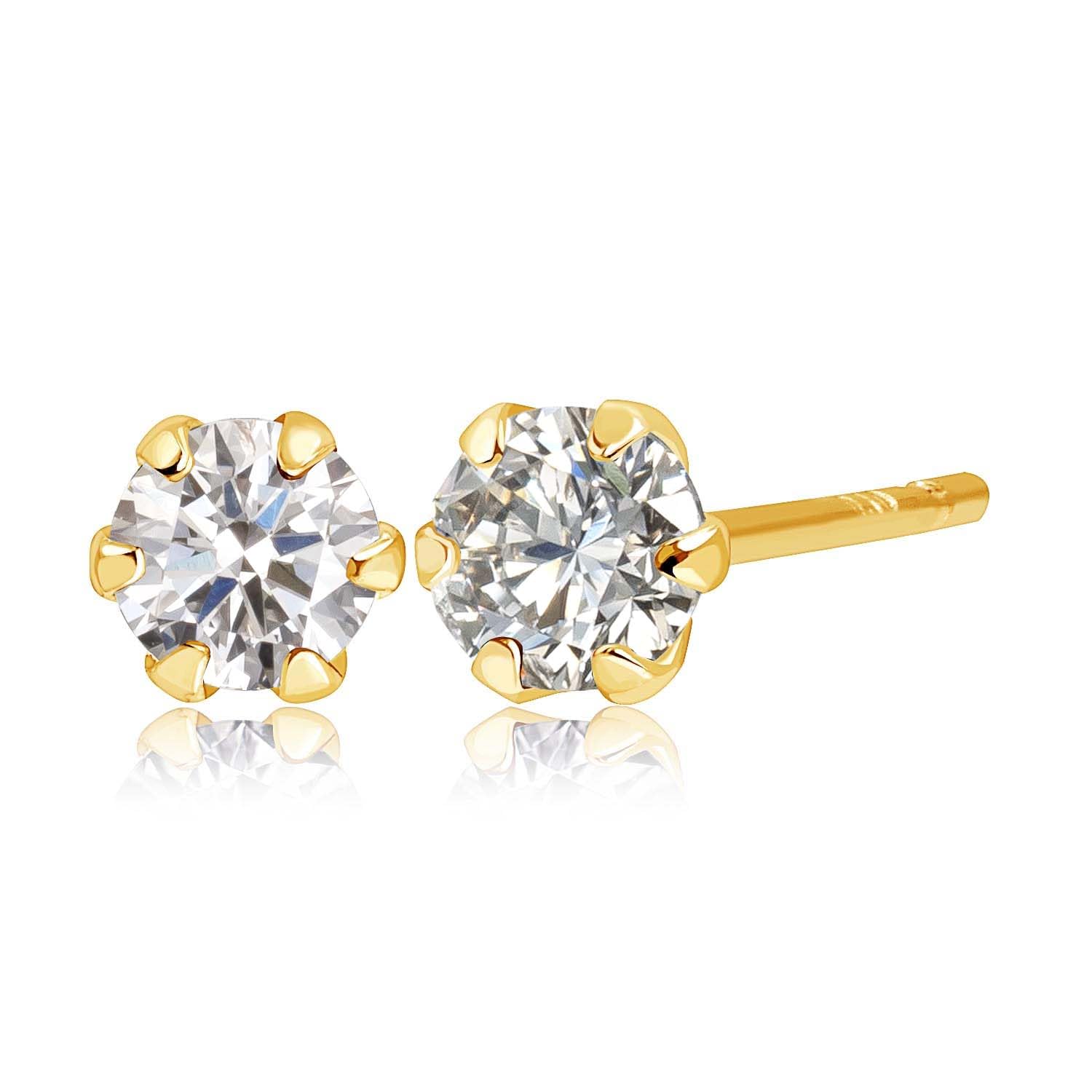 

Diamond Earrings K18 Gold [Lala Christie] 0.2ct lp71-0003-yg