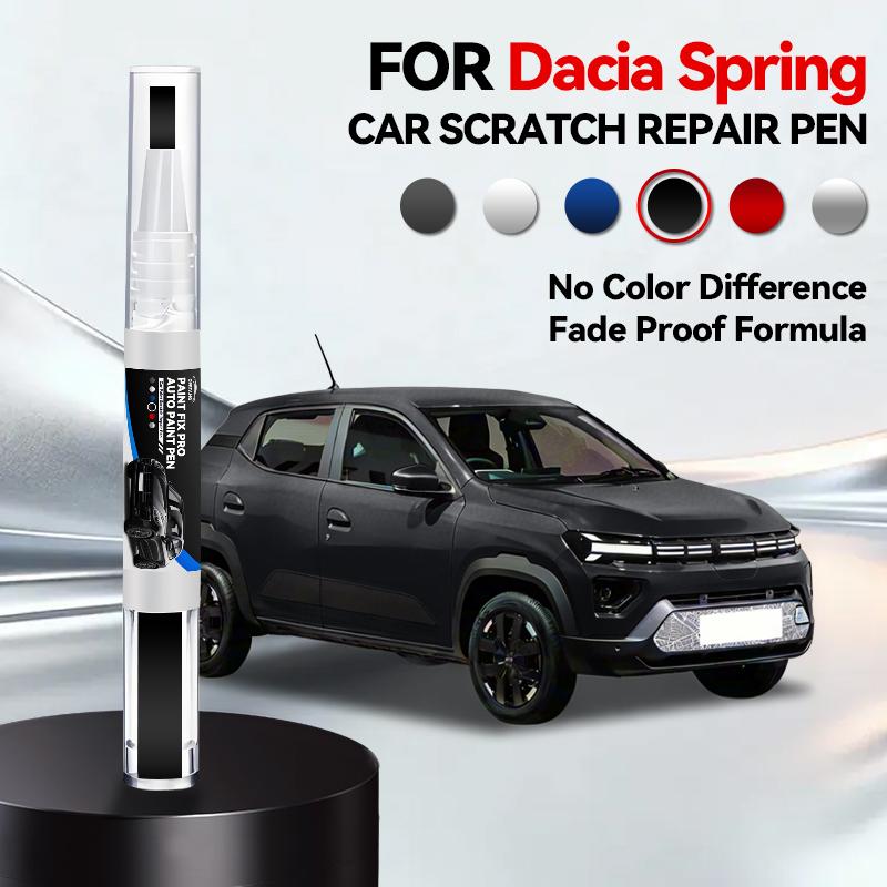 Autolack-Reparaturstift für 2021-2025 Dacia Spring Lackkratzer-Reparatur Zubehör Blau Rot Grün Schwarz Grau Beige Weiß