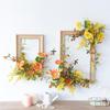 Floral Art Photo Frame Set for Wall and Window Decoration