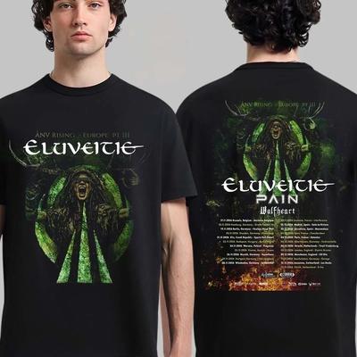 Eluveitie Anv Rising Europe Tour Pt 3 2026 T-Shirt Size S-4XL