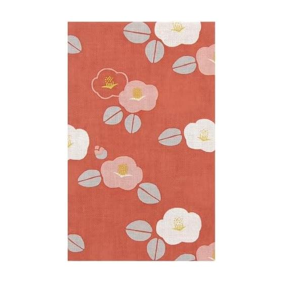 Hamamonyo Tenugui Towel - Wagokoro Tsubakihime, Printed, 100% Cotton, Approx. 34cm x 90cm, Raw Edge