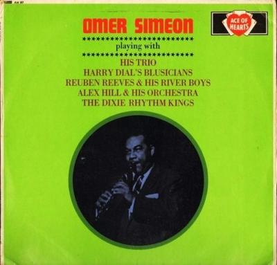 LP Record OMER SIMEON  Playing With His Trio Harry Dials AH97 Ace Of Hearts 1965 UK Jazz Used