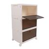 Storage Bins with Lid Stackable Plastic Box Organizer House Organizing Container for Living Room Bedroom