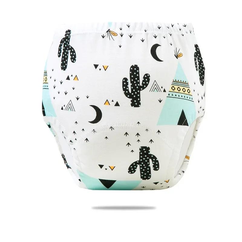 New Infant Baby Training Pant Washable Reusable Cotton Diaper for Toddler Boys Girls Breathable Diaper Nappy
