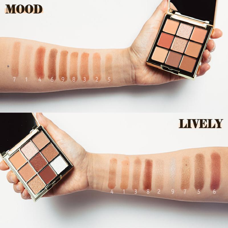 Mecret Vegan Eye Shadow Palette 9,9g 2 farger