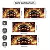 1pc Halloween Night Tour 2D Garage Door Ribbon - Terrifying Monster Car and Flame Designzyc
