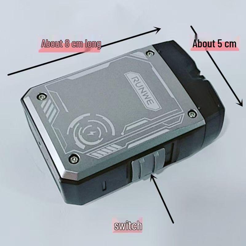 Langwei RS316 Киберпанк Меха Мужская Электрическая Двухлезвийная Роторная Бритва