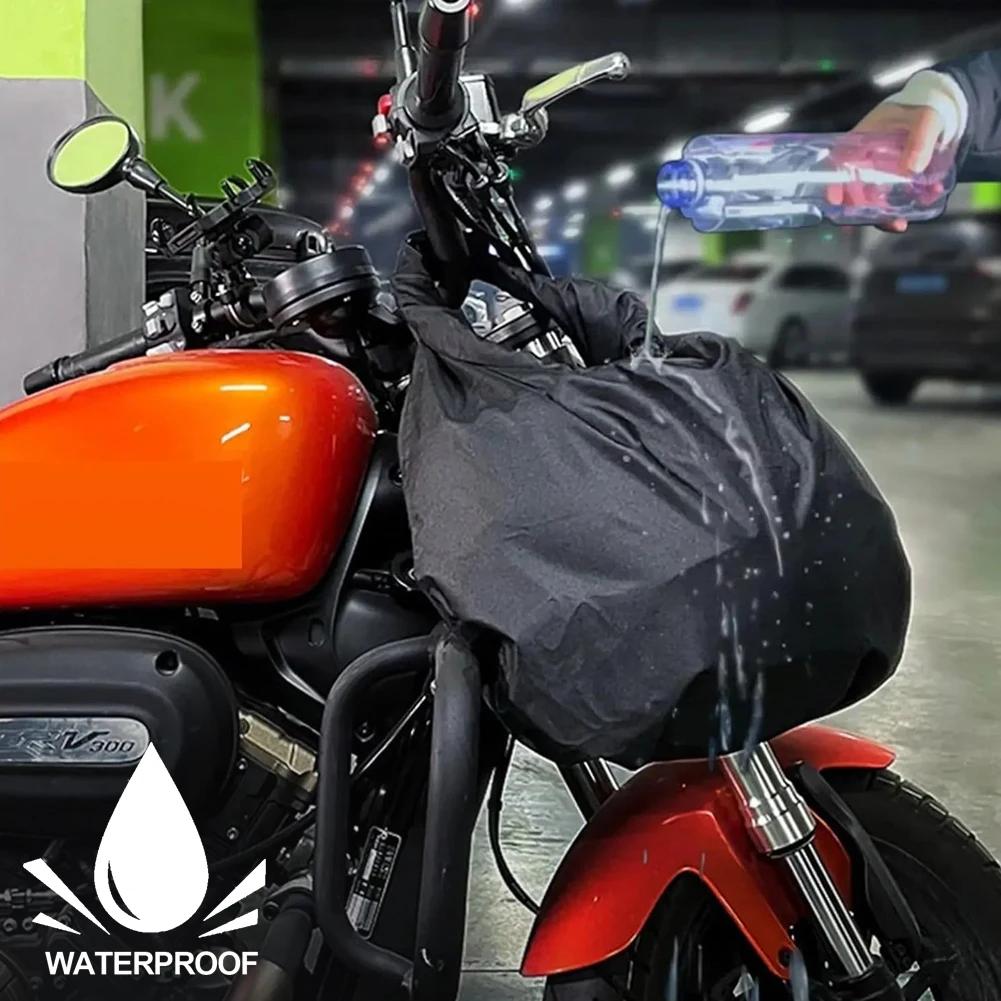 Motorbike Helmet Bag Portable Travel Motorcycle Equipments Bag Waterproof Combination Lock Anti-Theft Luggage Storage Bag Rider