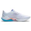 Li Ning Super Light 20 Cushioning Slip Resistant Abrasion Resistant Low top Casual Running Shoes Men's White Blue ARBT001-6