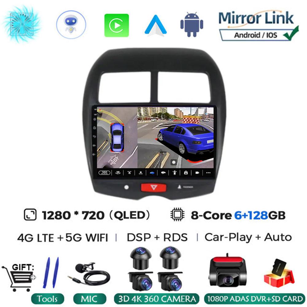 Android 14 For Mitsubishi ASX 1 2010 - 2013 2014 2015 2016 Multimedia Car TV Vehicle Video GPS Navigation Stereo Radio NO DVD
