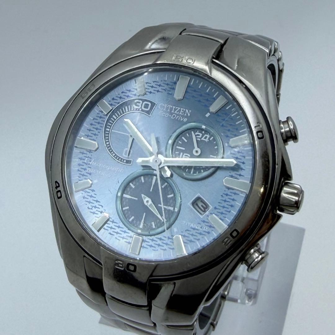 [Operation] Citizen Alterna Eco Drive Chronograph Solar Titanium Blue