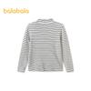 Balabala Children's Winter Thermal Striped Base Layer T-Shirt
