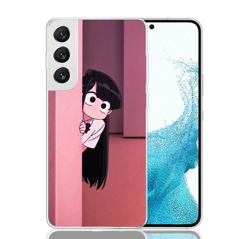 Komi Can't Communicate Case Phone Cover for Samsung Galaxy S24 S25 Ultra S23 Plus S22 + S21 S20 FE S10 S25Plus Trend Fundas S24