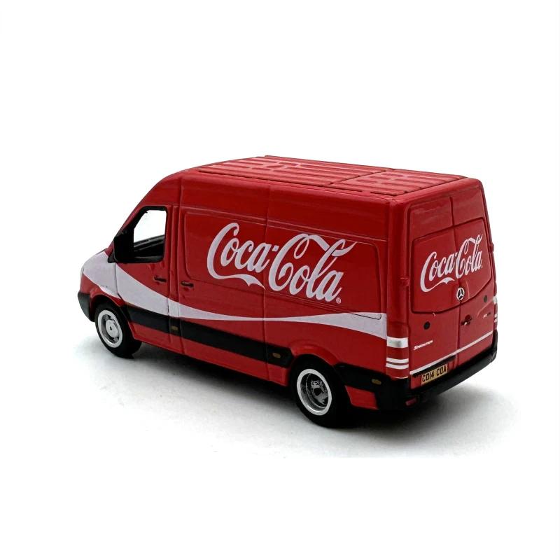 

1:76 Scale Diecast Alloy Mercedes-benzcoca-cola Van Toys Cars Model Classics Adult Souvenir Collectibles Gifts Static Display