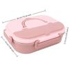 4 Compartments Lunch Storage Container 304 Stainless Steel Thermal Lunch Box  For Picnics