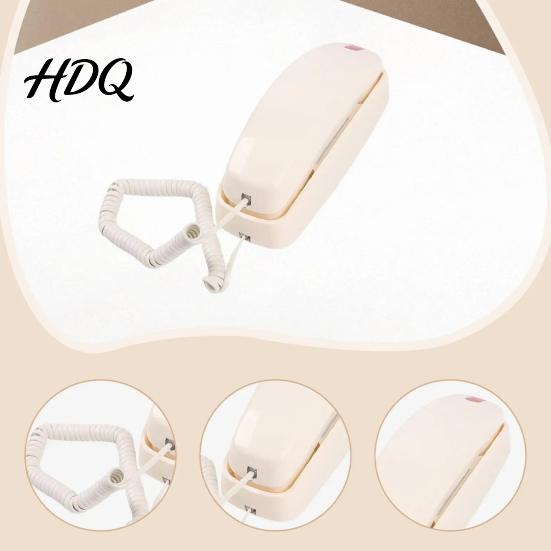 Desk Phone with Indicator Corded Buttons Home Office Wired Landline Large Telephone Volume Wall Mount Light