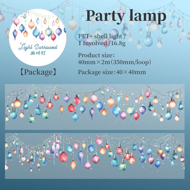 

1 рулон ПЭТ-ленты Lamplight, симпатичные литературные ленты в стиле INS для журналов, творческие канцелярские принадлежности для молочных коллажей