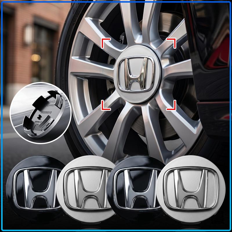 4 Pièces 60mm Cache-Moyeux de Roue de Voiture Jante Pour Honda Civics 500 CBR300RR CBR600RR CBR650F VFR800 1200 Civci CRV Accord Mugen City CRX CRZ