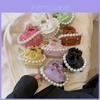 Adorable Korean Style Princess Pearl Handbag For Girls With Charming Chain Strap
