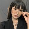 Retro Narrow Rectangular Sunglasses Korean UV Protection Small Frame Sun Glasses Fashion Unisex Eyewear for Women & Men