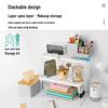 Nordic Style Foldable Desktop Organizer Shelf for Office and Dorm